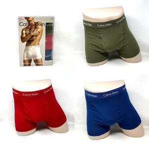 Calvin Klein Menβs Underwear NB2615915 3-pack Cotton Trunk
